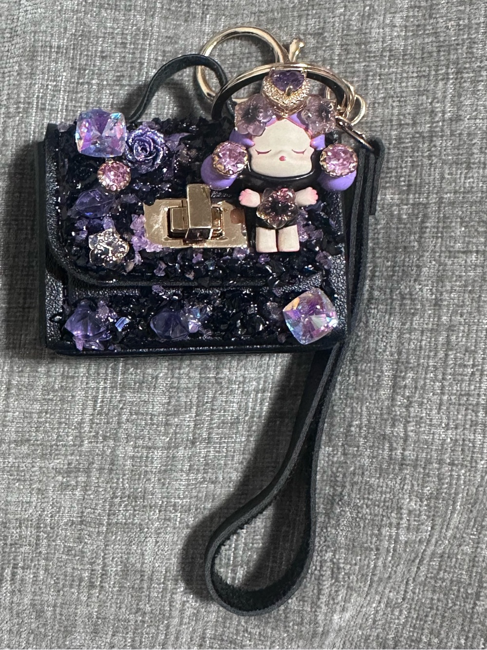 SkullPanda Mini Bag Keychain - Customized